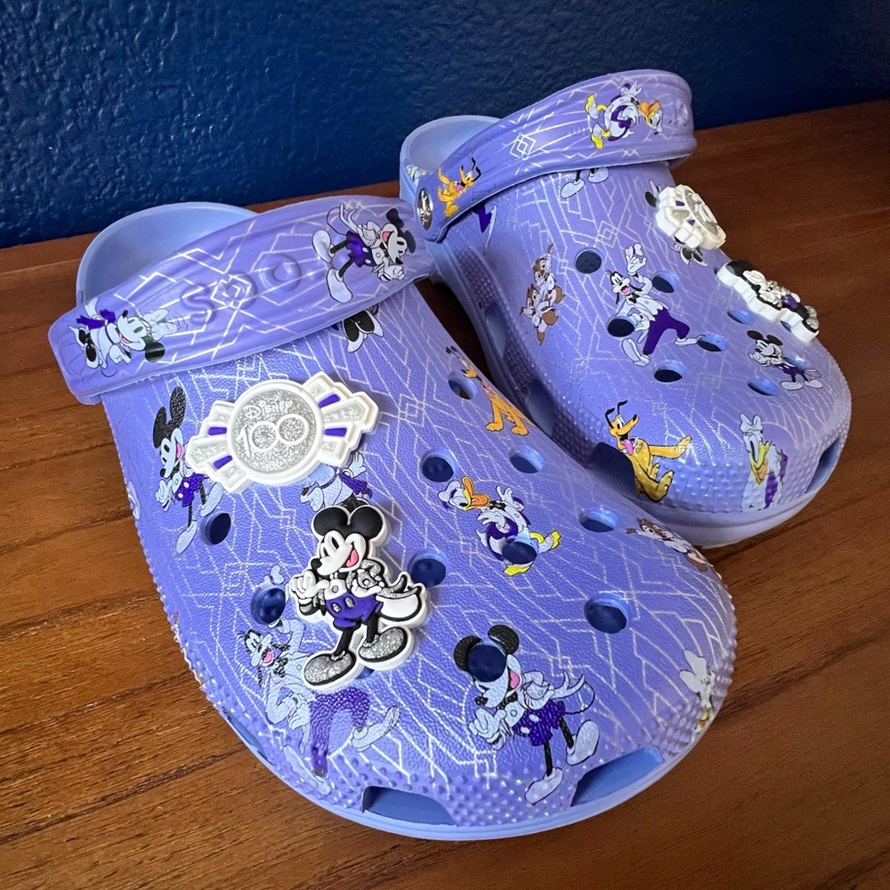 100th Anniversary Disney Crocs. Size 9 women’s / wear like size 8.